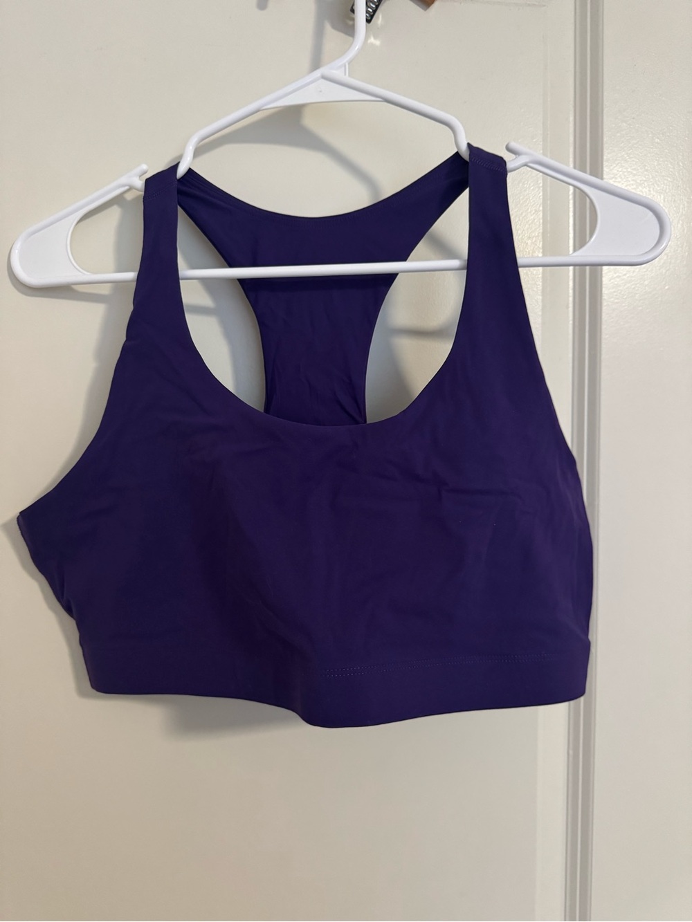 Outdoor Voices Deep Purple Racerback Sports Bra